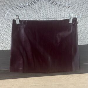 Joe’s Jeans Vegan Patent Leather Mini Skirt